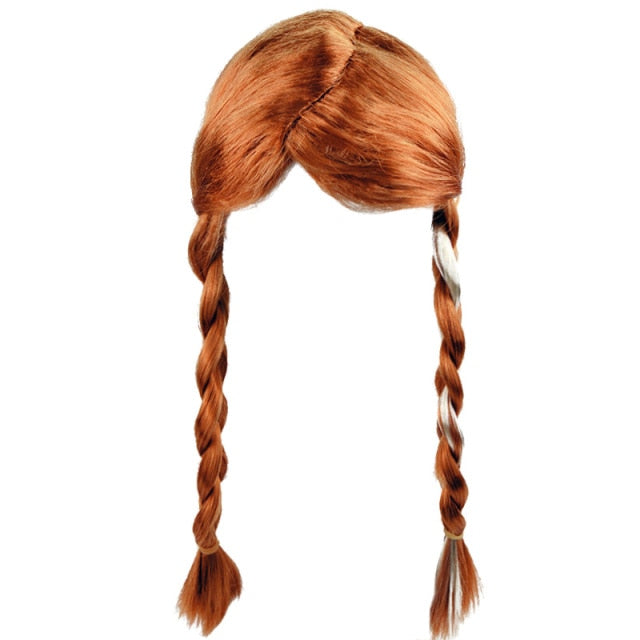Elsa White Wig Kids Cosplay Snow Queen