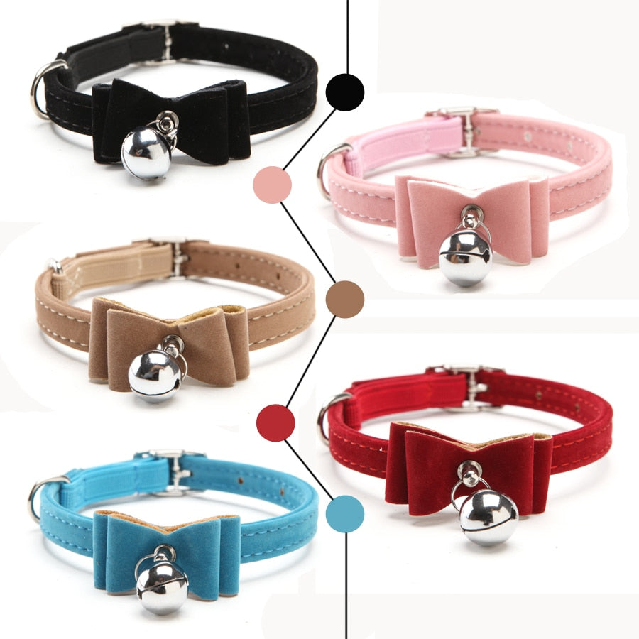 Elastic Bowtie with bell collar